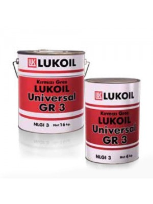Lukoil Universal GR3 Kırmızı Renkli Gres Yağı 4kg Lukoil Universal GR3 Kırmızı Renkli Gres Yağı 4kg