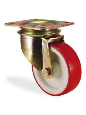Kama / K4102 PUB 080 / 80 mm Çaplı Tablalı Poliamid Üzeri Poliüretan Kaplı Burçlu Döner Teker Kama / K4102 PUB 080 / 80 mm Çaplı Tablalı Poliamid Üzeri Poliüretan Kaplı Burçlu Döner Teker