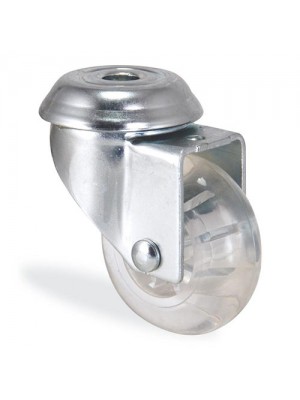 Kama / 1700 HCB 075  / 75 mm Çaplı Delikli Polikarbonat Üzeri Plastik (PVC) Kaplı Burçlu Döner Teker Kama / 1700 HCB 075  / 75 mm Çaplı Delikli Polikarbonat Üzeri Plastik (PVC) Kaplı Burçlu Döner Teker