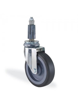 Kama / 2825 MTB 080 / 80 mm Çaplı Ayarlı Başlıklı Moblen Kasnak Üzeri Termoelastik Kaplı Burçlu Döner Teker Kama / 2825 MTB 080 / 80 mm Çaplı Ayarlı Başlıklı Moblen Kasnak Üzeri Termoelastik Kaplı Burçlu Döner Teker