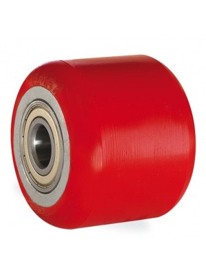 Kama / 82X70X20 DOR / 82 mm Çaplı Döküm Üzeri Poliüretan Kaplı Bilyalı Elastik Tabanlı Yedek Teker Kama / 82X70X20 DOR / 82 mm Çaplı Döküm Üzeri Poliüretan Kaplı Bilyalı Elastik Tabanlı Yedek Teker