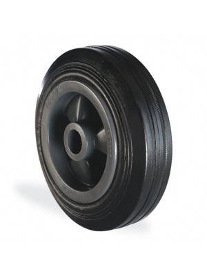 Kama / 100X35 MLB / 100 mm Çaplı Moblen Kasnak Üzeri Lastik Kaplı Burçlu Elastik Tabanlı Yedek Teker Kama / 100X35 MLB / 100 mm Çaplı Moblen Kasnak Üzeri Lastik Kaplı Burçlu Elastik Tabanlı Yedek Teker