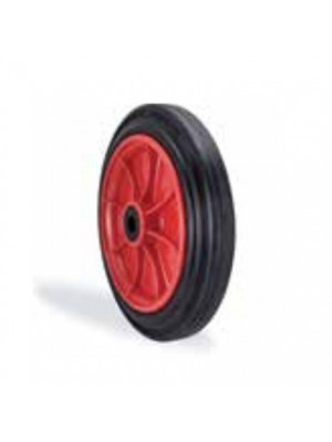 Kama / 250x50 MLP Kırmızı / 250 mm Çaplı Moblen Kasnak Üzeri Lastik Kaplı Burçlu Elastik Tabanlı Yedek Teker Kama / 250x50 MLP Kırmızı / 250 mm Çaplı Moblen Kasnak Üzeri Lastik Kaplı Burçlu Elastik Tabanlı Yedek Teker