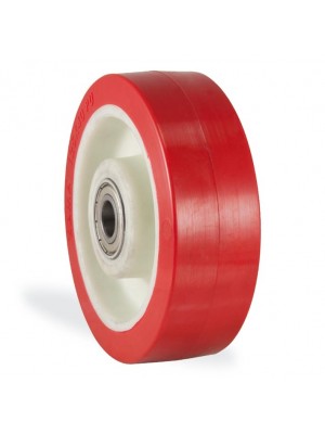 Kama / 55X25 PUR / 55 mm Çaplı Poliamid Üzeri Poliüretan Kaplı Bilyalı Elastik Tabanlı Yedek Teker Kama / 55X25 PUR / 55 mm Çaplı Poliamid Üzeri Poliüretan Kaplı Bilyalı Elastik Tabanlı Yedek Teker